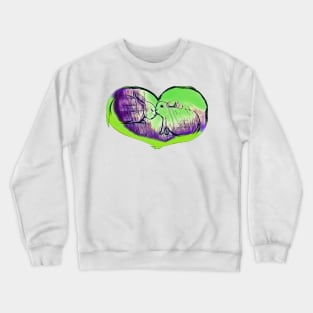 I’m always here for you! Sealed with a Bunny Kiss. Crewneck Sweatshirt